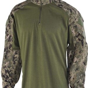 Men's Olive Green Camouflage Field Jacket